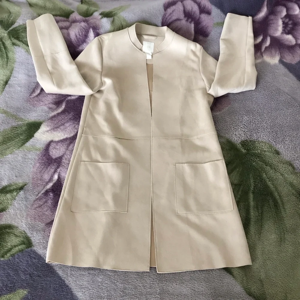 H&M Women’s Faux Suede Coat 🧥 - Picture 3 of 14